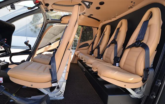 Элементы интерьера салона вертолета